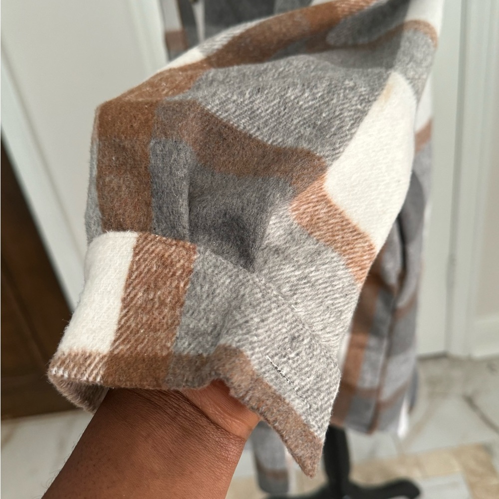 Plaid Button Down Shacket - image 3